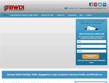 Tablet Screenshot of businesswebsitedesignireland.com